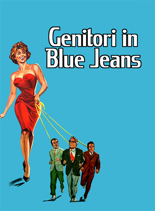 Genitori in blue jeans